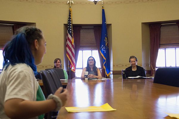 4-h members at the Wisconsin capitol