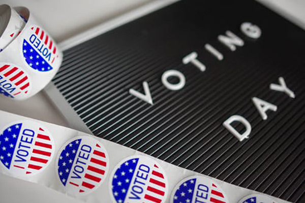 Voting stickers