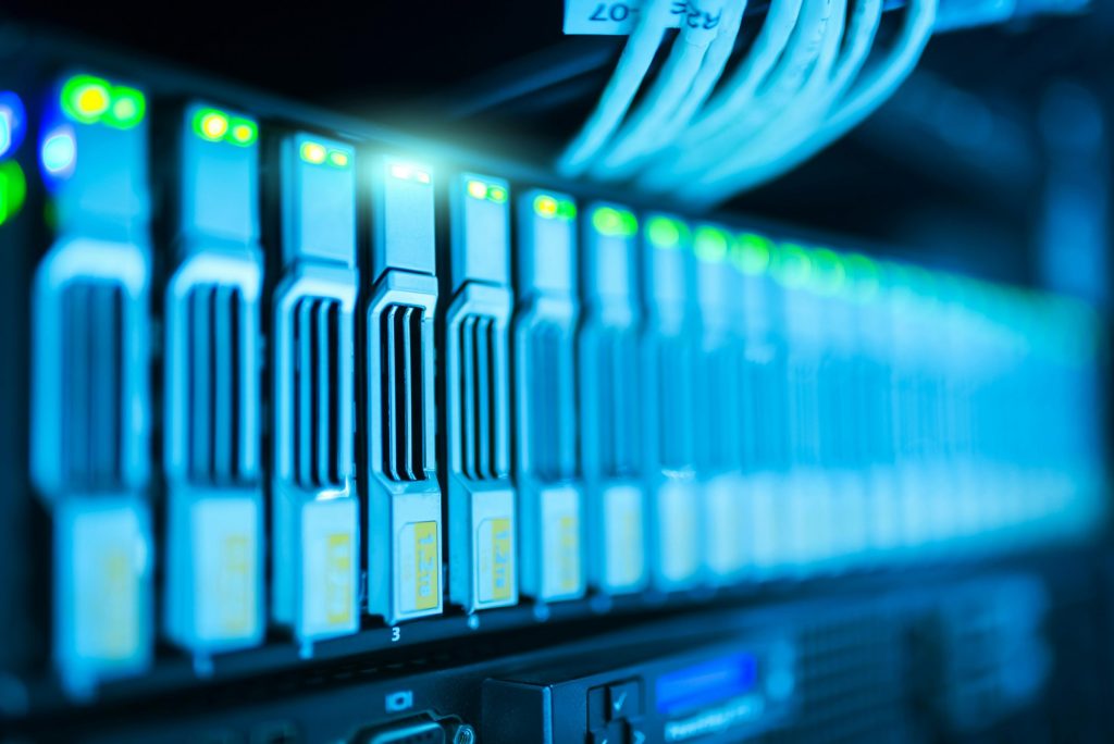 Server stack in data center